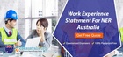 Work Experience Statement For NER Australia - Ask An Expert