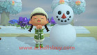 Animal Crossing Snowman: Make a perfect snowman and get rewards
