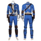 Fallout 33 Blue Costume Fallout Season 1 Cosplay Suit Halloween